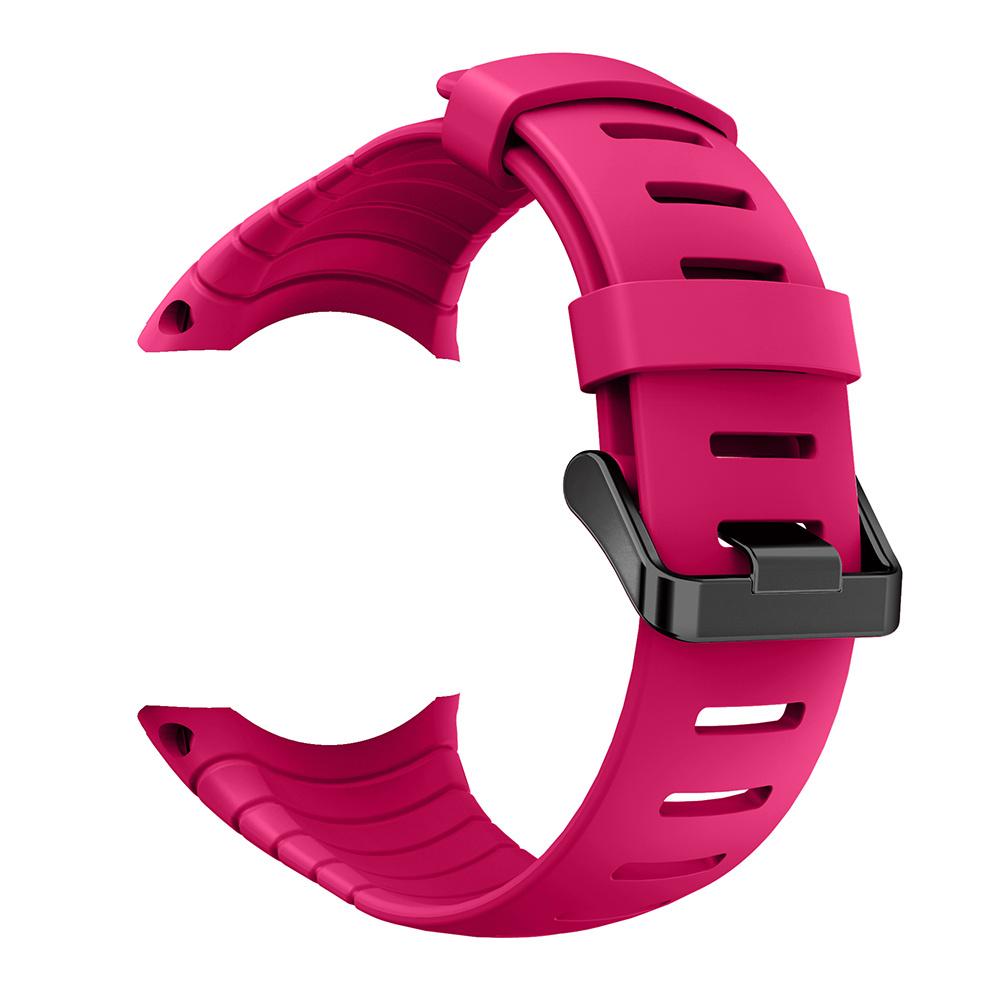 Für Suunto Core Armband Hochwertiges Silikonarmband mit schwarzer Schnalle Armband mit strukturierter Oberfläche für Suunto Core For Suunto Core