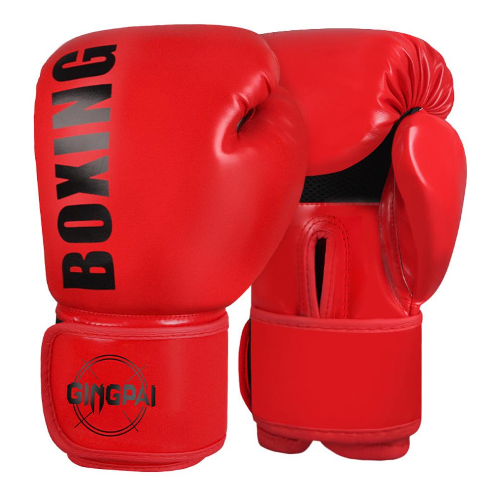 Kickbox-Trainingshandschuhe PU-Boxhandschuhe Boxsackhandschuhe für Erwachsene Kinder 12oz