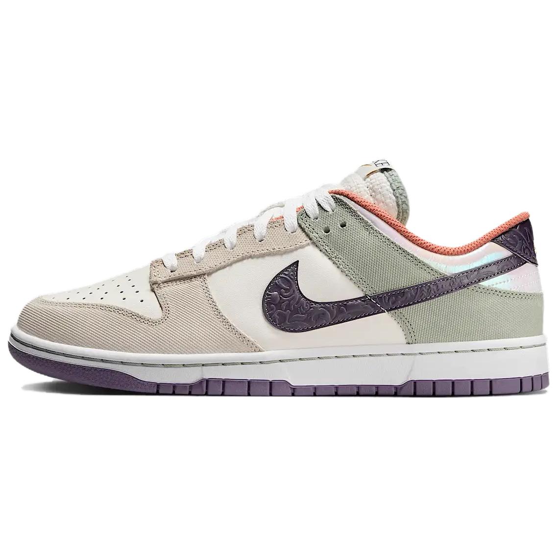 Nike Dunk Low SE NOLA Herren Sneaker Cream Sail Gridiron HV5750-133 43