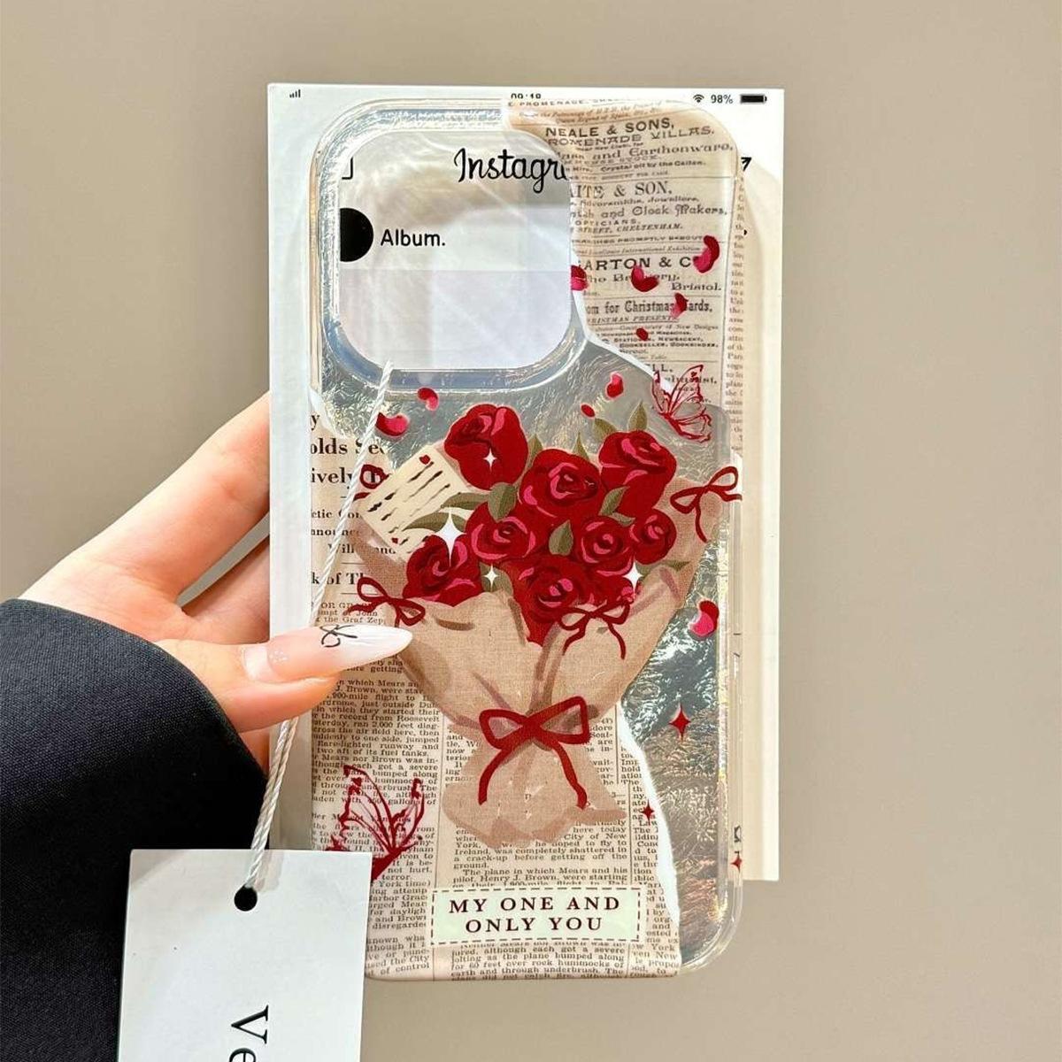 IMD Handyhülle Weiche Kante für Apple 13pro Halbpackung für Apple 12 Handy Schutzhülle Huaqiangbei Federgarn Neuer Stil For iPhone 17PROMAX