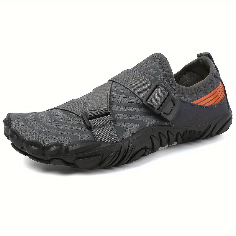 Sportliche Wasserschuhe für Damen, lässig, atmungsaktiv, leicht, schnelltrocknend, rutschfest, Barfuß-Aqua-Strand-Watschuhe, Sommer, Surfen, Schwimmen, Angeln, Tauchen 36 grau