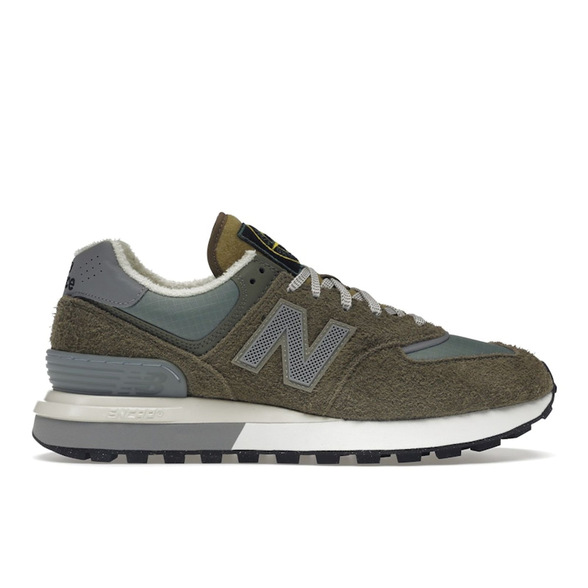 New Balance Stone Island x 574 Legacy Steel Blue Unisex-Sneaker Grau U574LGST 37