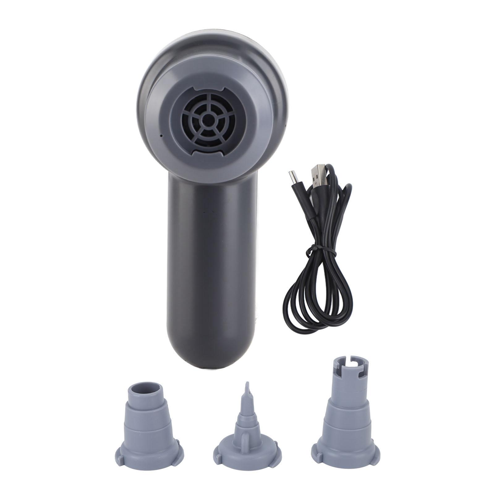 Kabellose elektrische Luftpumpe Tragbare Schnellfüll-Luftpumpe mit 3 Düsen für Schwimmbad-Schlauchboot