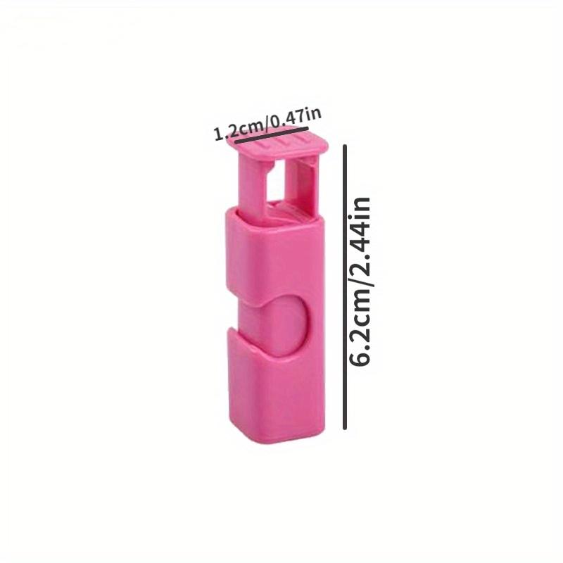 Lebensmittel-Verschlussbeutel-Clips, 10 Stück, wiederverwendbare Werkzeuge zur Aufbewahrung frischer Lebensmittel, Kunststoff-Verschlussklammer, Snack-Brot-Verschlussbeutel, Aufbewahrungsclips für die Küche zu Hause 10-Pack rosa