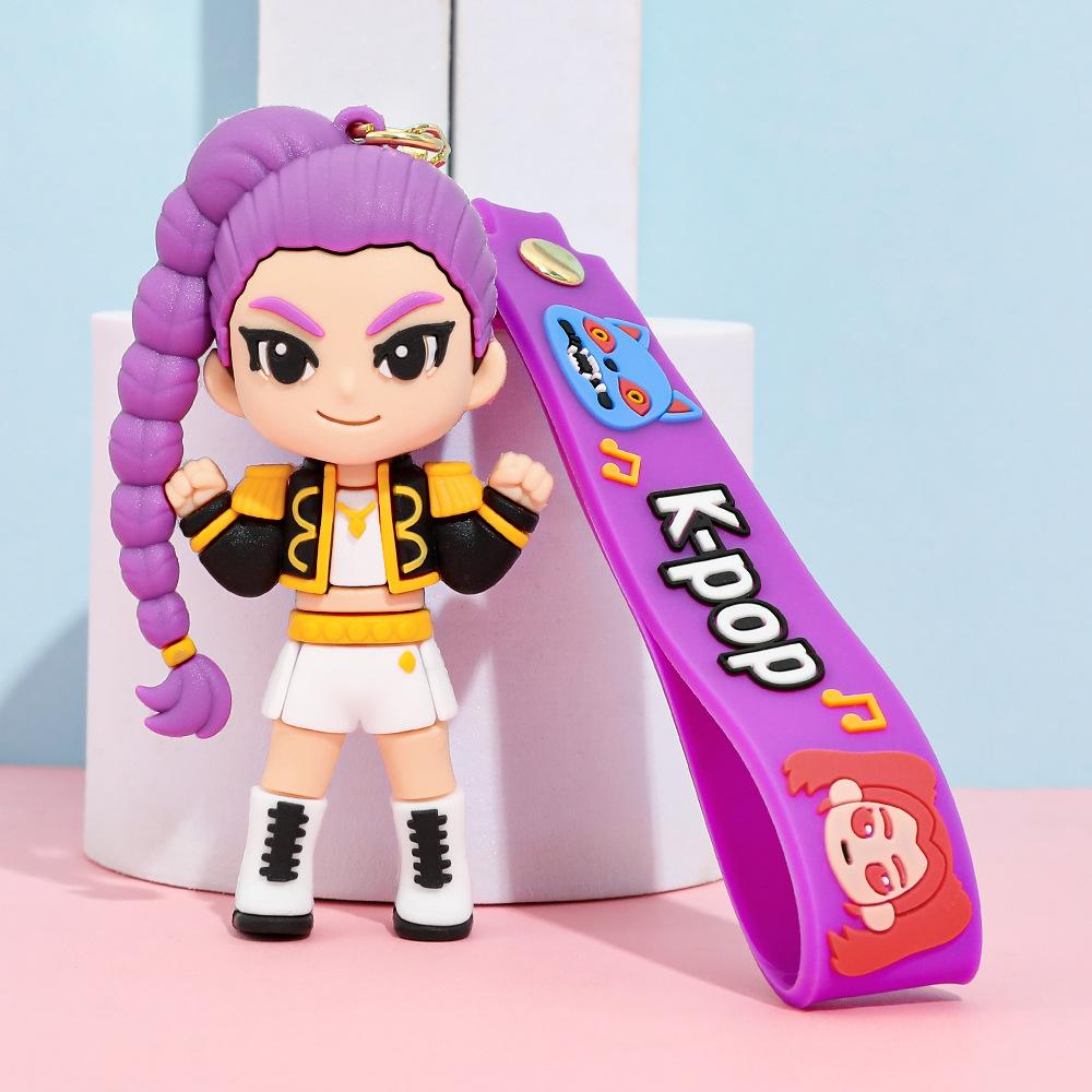 Neuer K-POP Hexenjäger Schlüsselanhänger Anhänger Cartoon Animation Hochwertige Taschenaccessoires Weihnachtsgeschenke