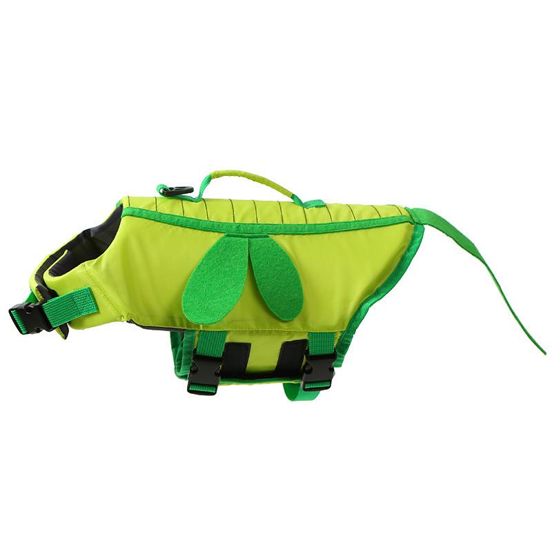 Premium Jacke Hohe Qualität Haustier Hund Schwimmweste Weste Kleidung Schwimmweste Halsband Geschirr Haustier Hund Schwimmen Sommer Schwimmkleidung Kleidung Kleine Biene Haustier Leben XXS yellow