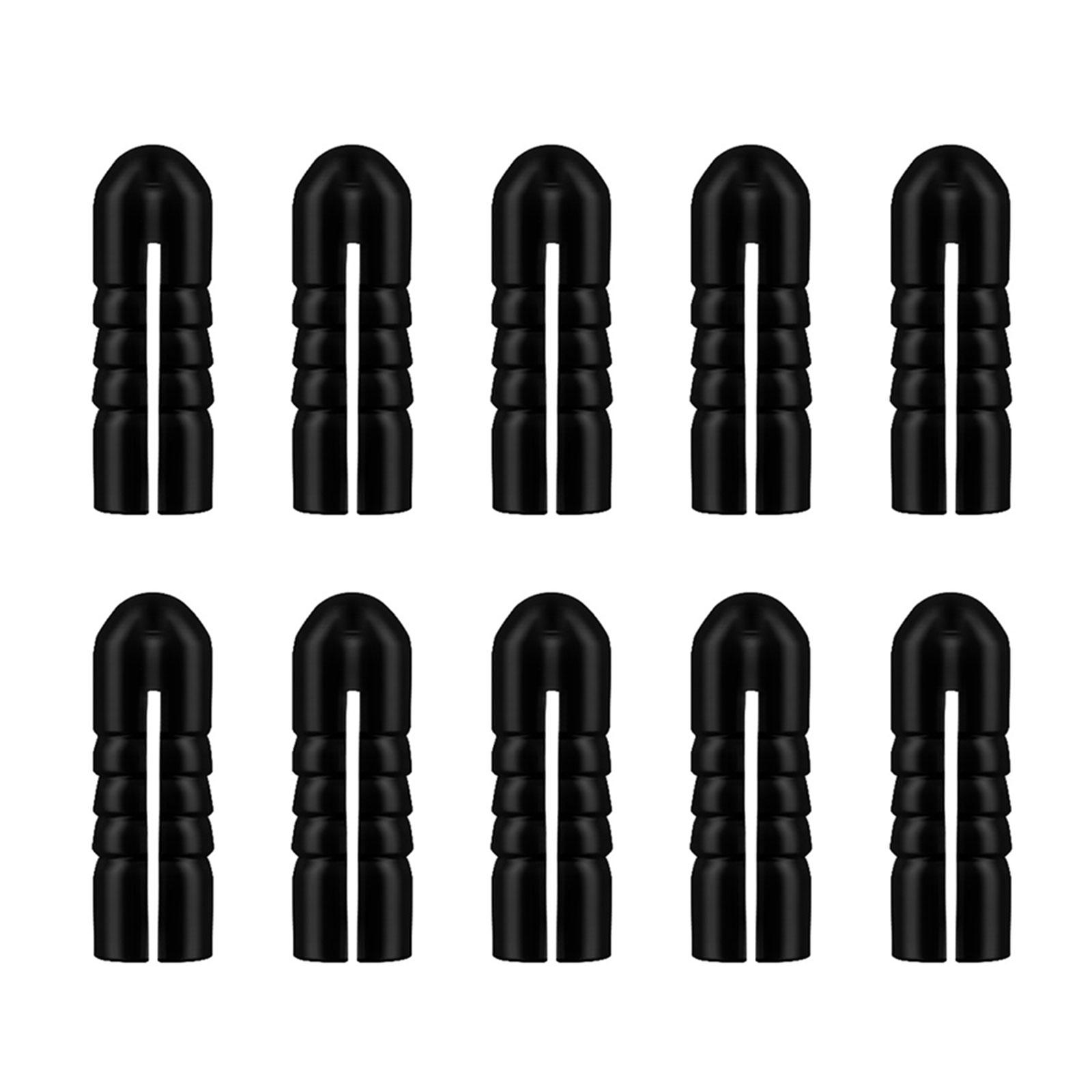 10 Stück Darts Flügelkorrektor Fixiert 90 Grad Professionelles Dartzubehör Aluminium Darts Flight Flügel Schoner Protektoren schwarz