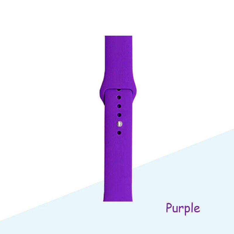 Silikonarmband für Apple Watch Armband 44 mm 40 mm 38 mm 42 mm Armband für Apple Watch Band Correa für Iwatch Series7 6 Se 5 4 3 38 40mm SM