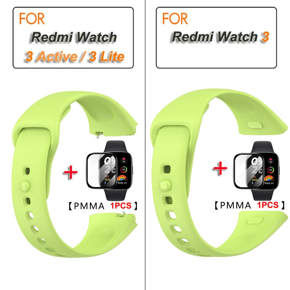 Ersatz-Uhrenarmband für Xiaomi Redmi Watch 3 Uhrenarmbänder Armband für Redmi Watch 3 Active/Lite Armband Correa Armband Redmi Watch 3 Lite