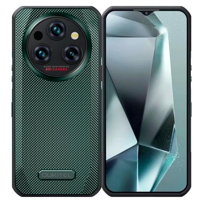 5G Smartphone Oukitel WP35 Pro 36GB+512GB 6.6 FHD+ 11000mAh Unzerbrechliches Smartphone Android 14 64MP Hauptkamera Dual-SIM/NFC Grün grün