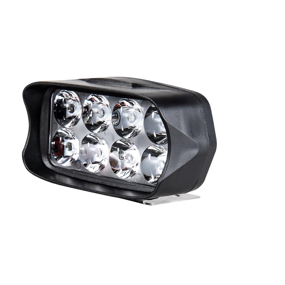 Motorrad Scheinwerfer 12V Motorrad Spot Kopf Licht 8 12 16 led Roller ATV Moto Scheinwerfer 12W 8LED