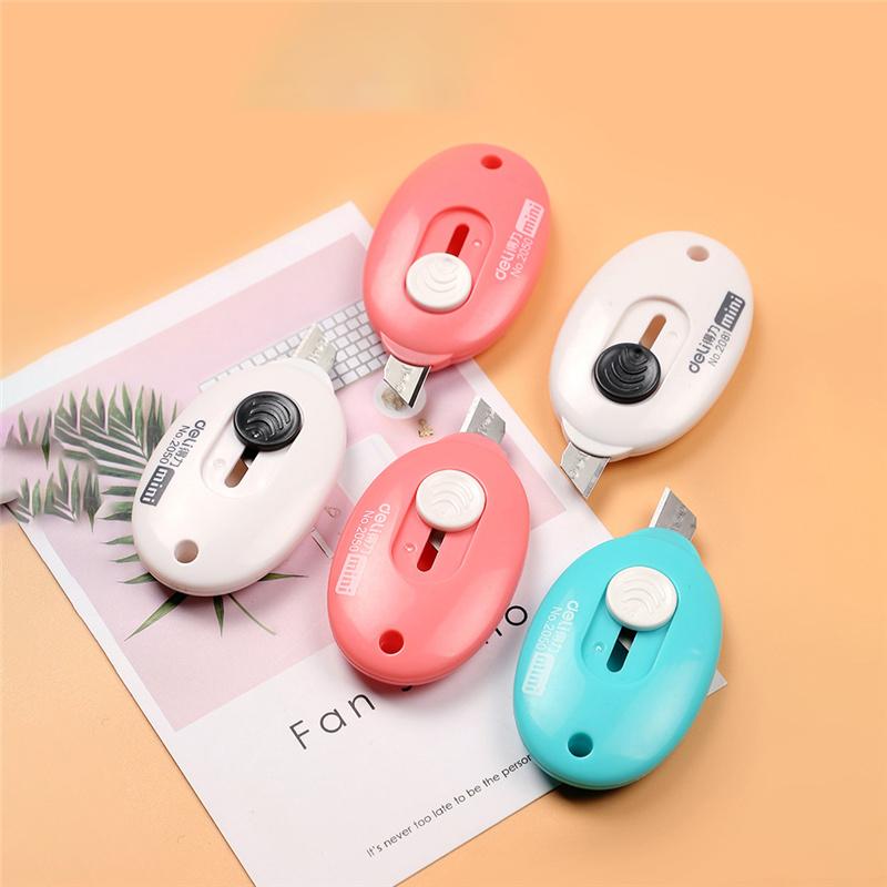 Tragbares süßes Kunstmesser, kreatives Mini-Allzweckmesser, Schreibwaren-Boxschneider, Büro, Schulbedarf, Schreibwaren 5PCS