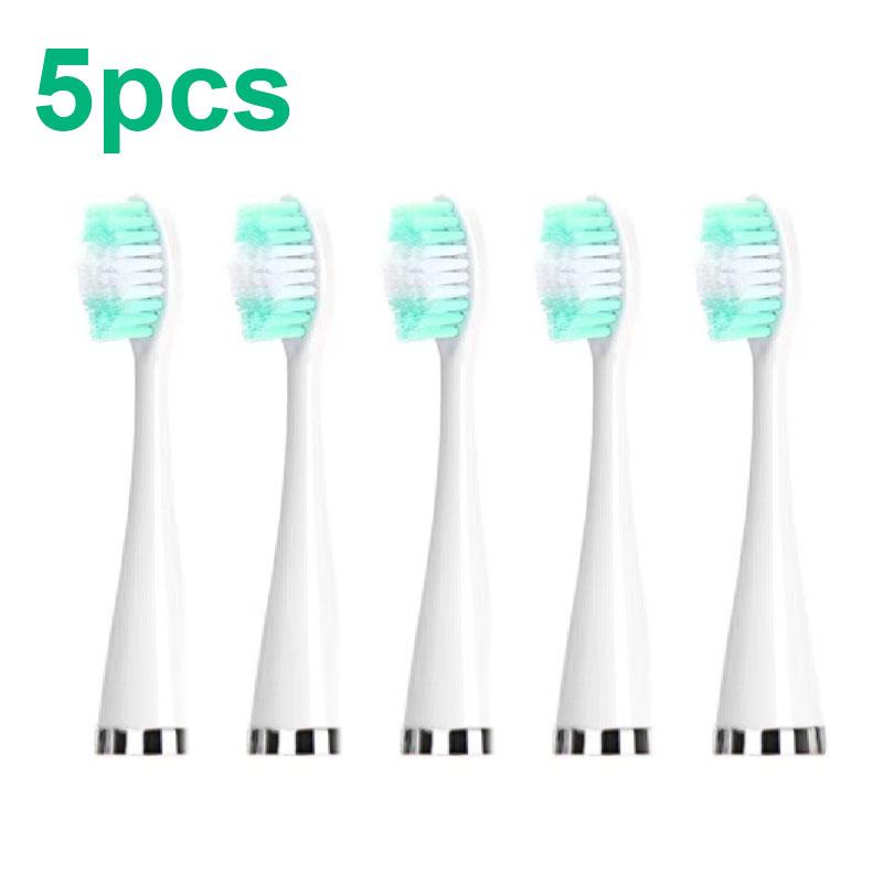 5 Teile/paket Zahnbürstenköpfe Für Elektrische Zahnbürste Zahnbürste 5pcs weiß