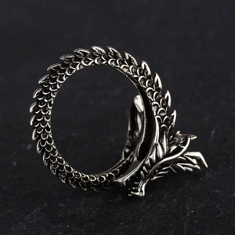 Verstellbarer Drachenring für Herren und Damen, Schmuck, Öffnungsringe
