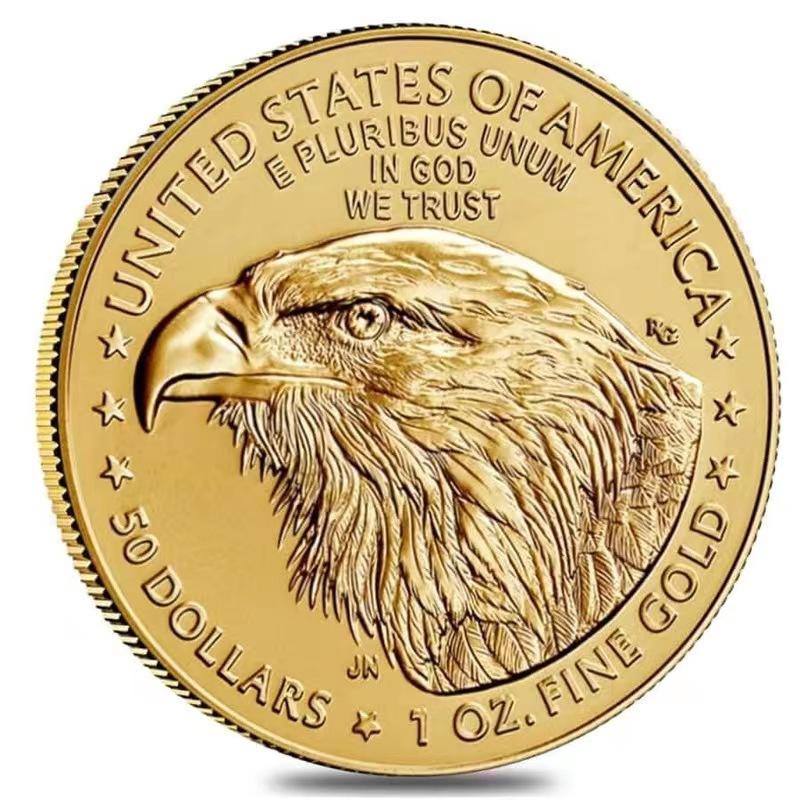 US-Münzen 1oz Die Vereinigten Staaten Freiheitsstatue Vergoldete Münze - American Eagle Münze Gedenkmünze 1pc gold