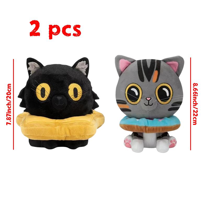 Neu eingetroffen Süß Weich 20cm Ralph und Bella Plüschtier Stofftier Cartoon Katze Plüsch Heimkomfort Kissen Kissen Geschenk Puppe Kinder Mädchen