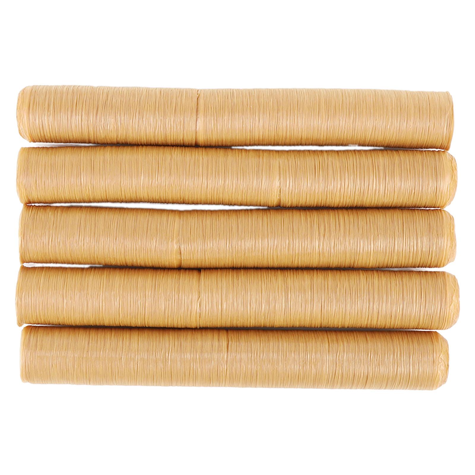 5 STÜCK Wurst Kollagenhüllen Ausgezeichnete Zähigkeit Sicher Essbar Getrocknete Wursthüllen Haut für Zuhause