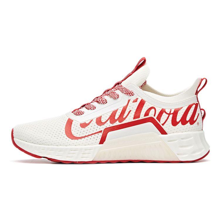Coca-Cola X Anta Trainingsserie Stoßdämpfende Rutschfeste Langlebige Low-Top Trainingsschuhe Herren Sneaker Weiß Rot 112027785-4 39