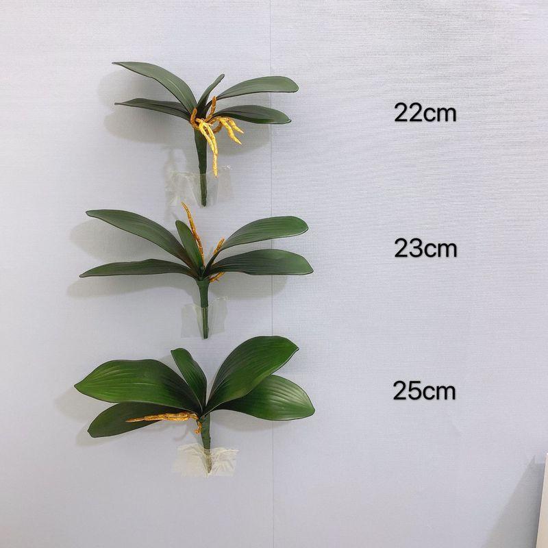 Künstliche Blumen Schmetterling Orchidee Blätter Weiches Material Blätter EV Blätter Hause Gefälschte Blumen Hotel Dekoration Grünpflanzen 25cm
