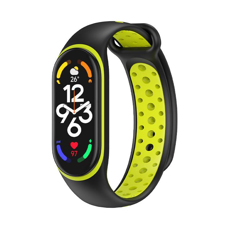 Armband für Xiaomi Mi Band 8 7 6 5 4 3 Sport-Armbanduhr Silikon-Armband Smartwatch-Armband Ersatz für Xiaomi-Band-Armband Miband-Armband Mi Band 3 4