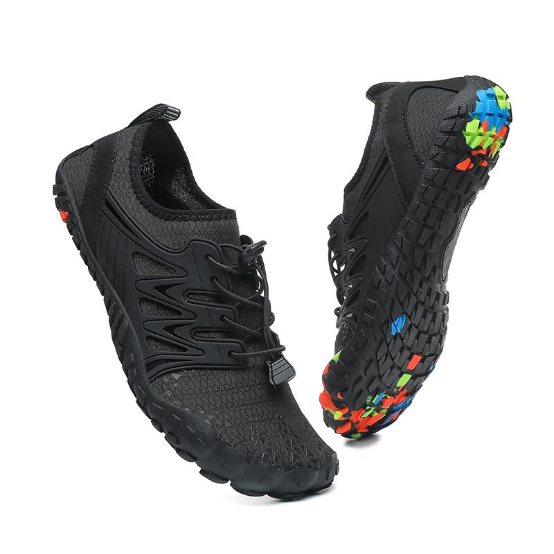 Schwimmen, Waten und Creek-Schuhe, Herren/Damen, leicht, rutschfest, schnell trocknend, Strandschuhe, Radfahren, Fitness, Laufband-Schuhe 41 schwarz