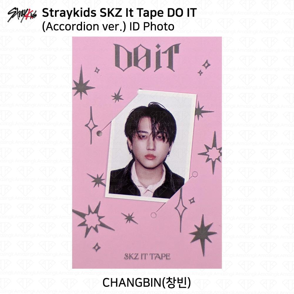 Stray Kids SKZ It Tape DO IT Akkordeon-Version. Offizielle Fotokarte Changbin ID Photo