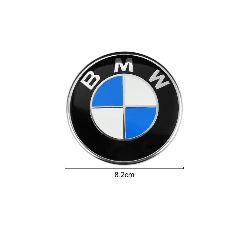 1 Stück 74/82MM Auto Front Haube Plakette Heckklappe Aufkleber Emblem Autozubehör Für BMW E39 E46 E90 E36 E60 E34 E30 F30 X1 X3 X5 X6 X7 E92 82MM