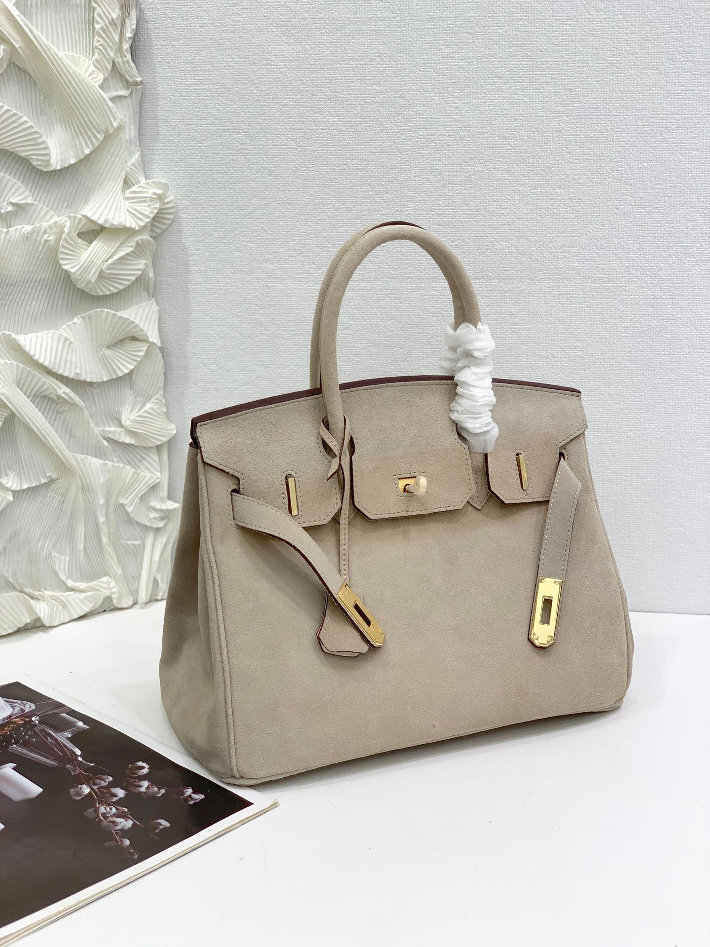 Und Platin Tasche Limited Edition Matte Leder Casual Leder Handheld frauen Tasche Mode H Tasche Mode frauen Tasche 30x16x23cm weiß