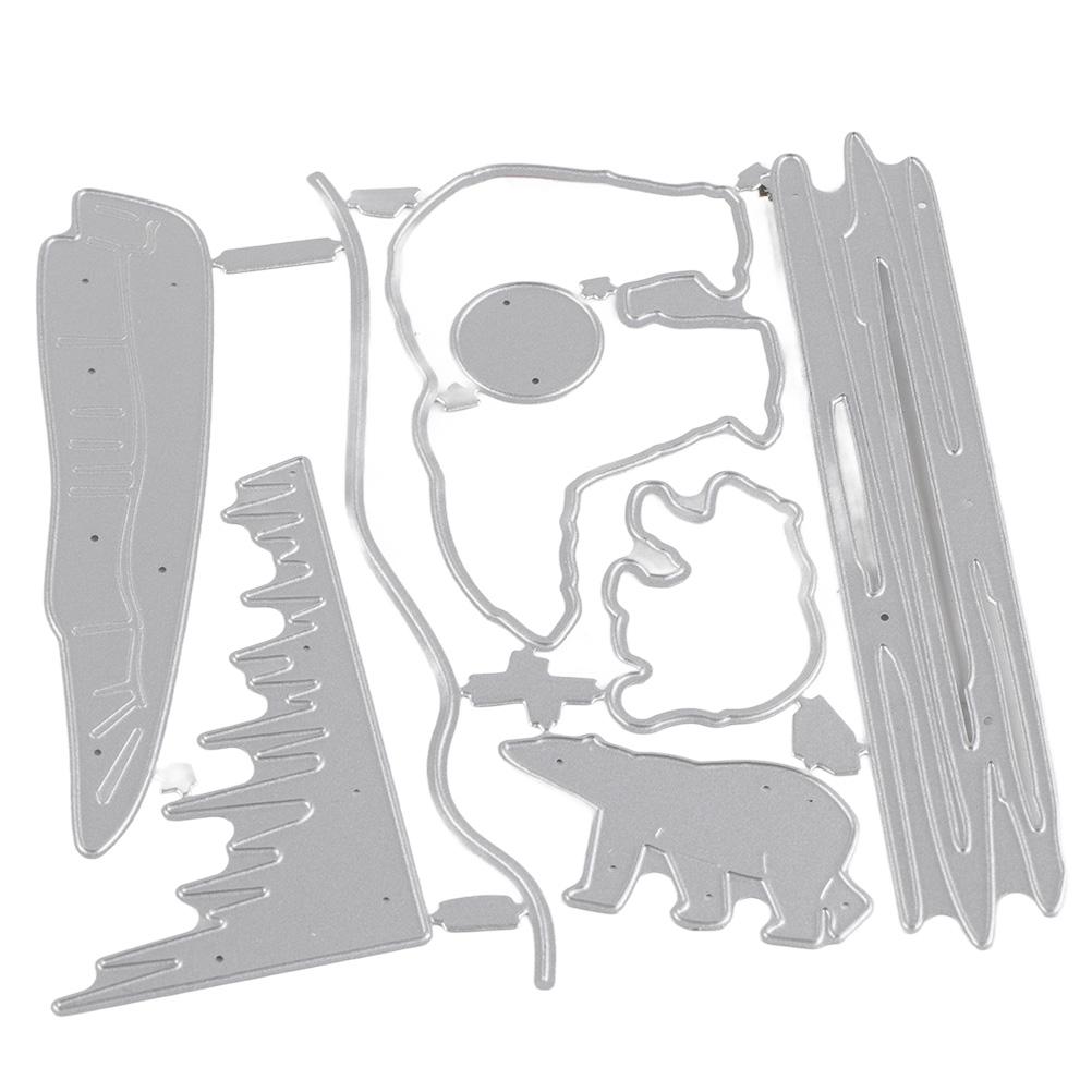 Weihnachten Metall Stanzformen Scrapbooking Prägeschablone für Kartenherstellung Weihnachten DIY Karte