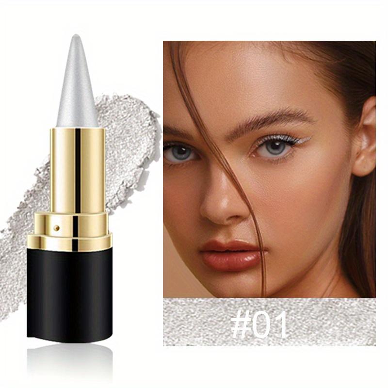 Schwarzer, silbergrauer, brauner Gel-Eyeliner-Bleistift für schwarze Gesichtsschminke, wasserfester Eyeliner-Bleistift zum Umranden der Augen 01