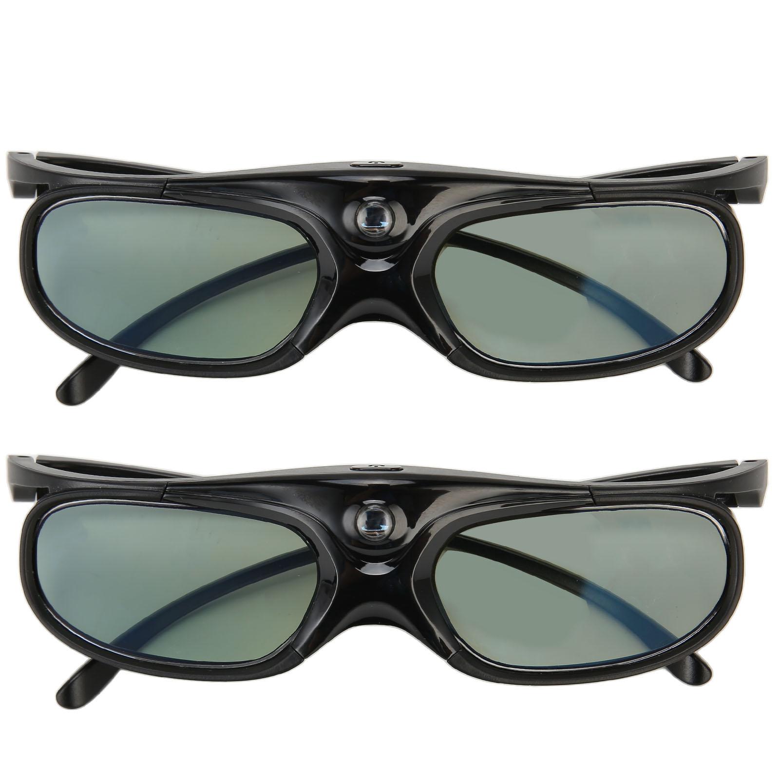 DLP Link 3D-Brille, wiederaufladbar, 144 Hz Bildwiederholfrequenz, Links-/Rechts-Augenrotation, 3D-Active-Shutter-Brille