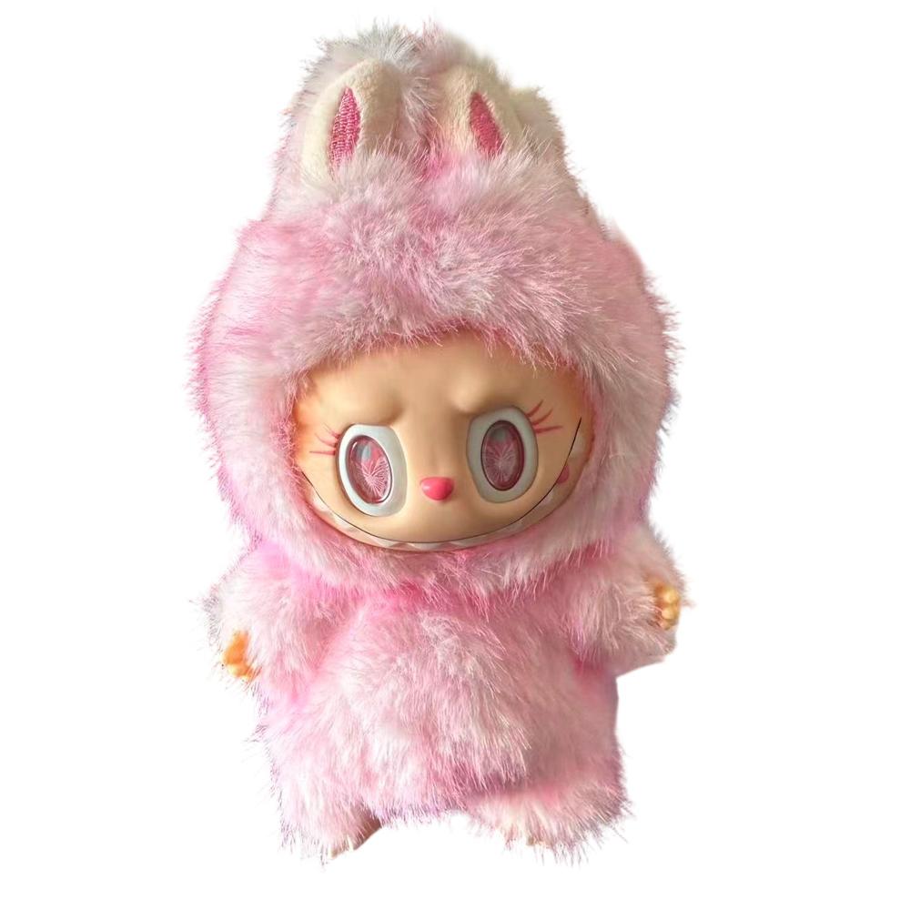 Hochwertige Engel Vinyl Gesichtspuppe Kinderspielzeug Festival Geburtstagsgeschenk Schreibtisch Sammlungsdekoration rosa