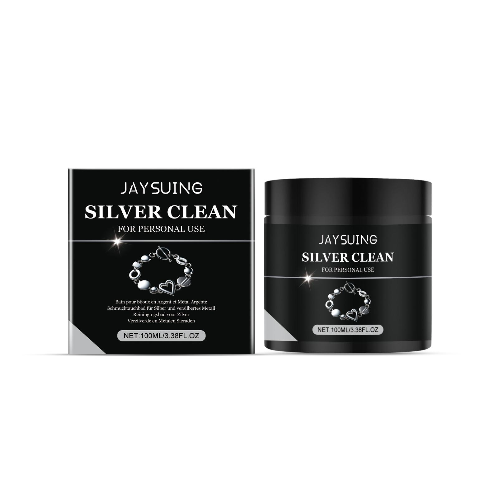 Silberschmuckreiniger Eine sanfte & schnell wirkende Reinigungs- & PflegeLösung zur Verhinderung von Oxidation und Anlaufen von Schmuck 100ml black