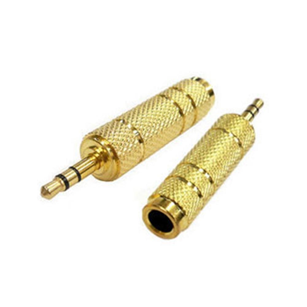 2Pcs 6,5mm 6,35mm Zu 3,5mm Stecker Auf Buchse Audio Kabel Adapter 6,5 6,35 Jack Zu Stecker 3,5 Jack Stereo AUX Konverter Verstärker