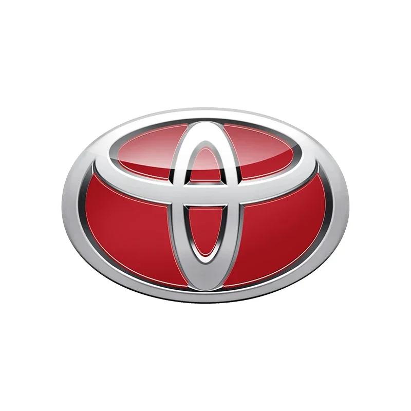 Auto Motorhaube Frontgrill Heckklappe Emblem Abzeichen Lenkrad Logo für toyota RAV4 proado Camry yaris AVALON CHR Vios REIZ 110X75mm(NO110) rot