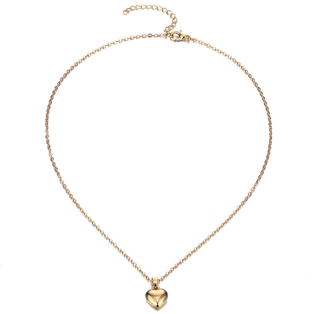 Einfache Mode Street Style Kragen Kette Pullover Kette Halskette gold
