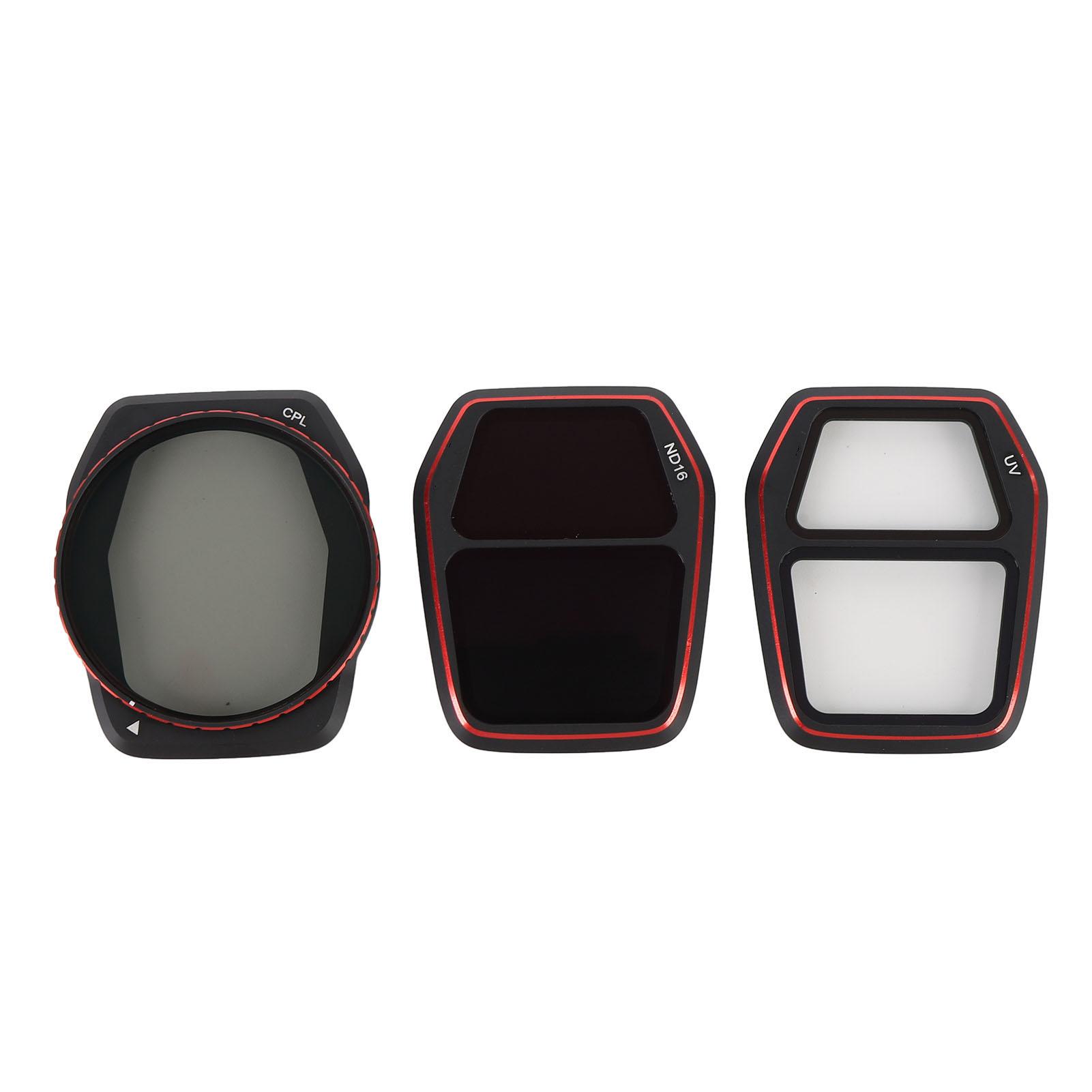 CPL UV ND Filter Kit für Air 3S Drohne ND16 Objektivfilter CPL Filter Mehrfachbeschichtetes HD Optisches Glas