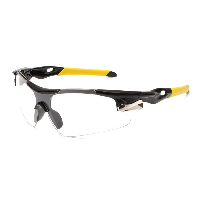 Outdoor-Sonnenbrillen für Herren, Sportbrillen, Fahrradbrillen, winddichte Sonnenbrillen, Fahrradbrillen, Damensonnenbrillen. transparent