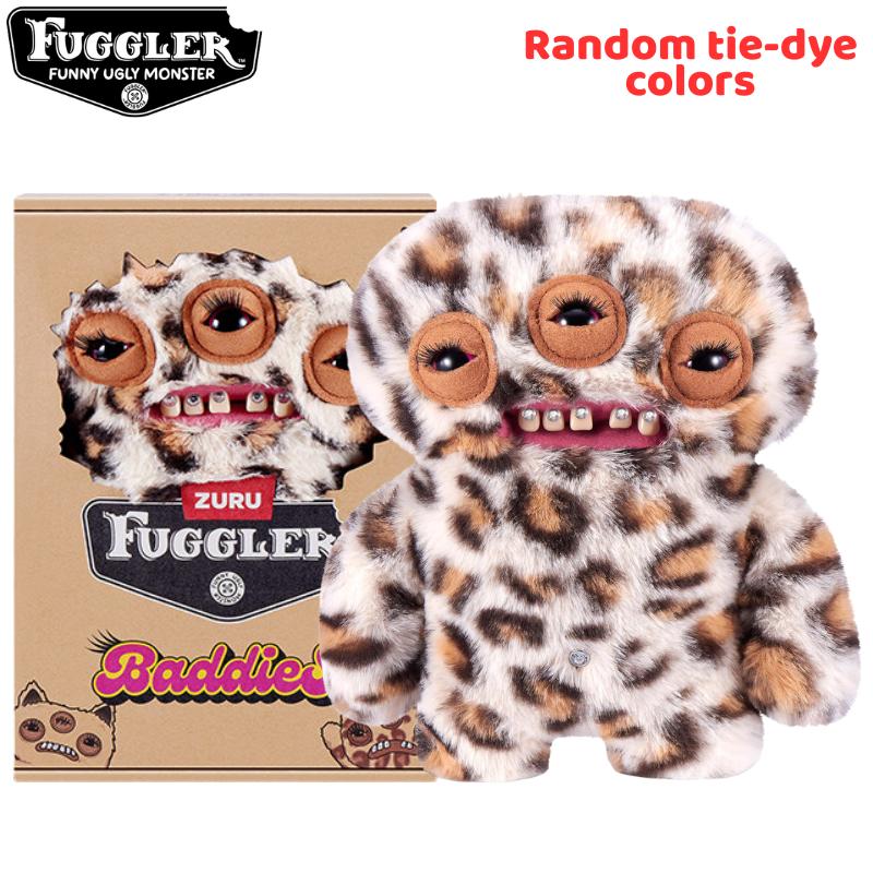 22cm Lustige Hässliche Zähne Monster Plüschtiere Fugglers Baddies Weitäugiges Monster Genervtes Alien Weiche Plüschpuppen beige
