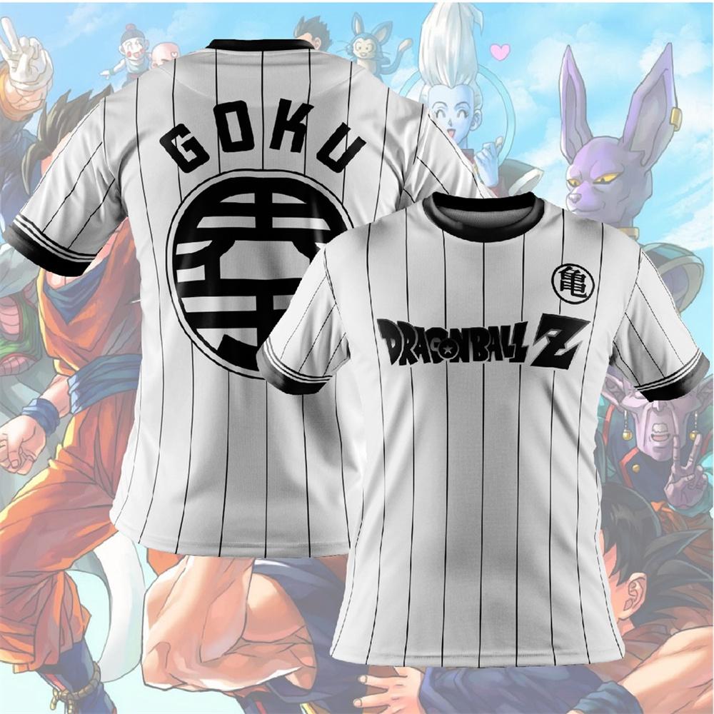 Kinderkleidung Anime Dragon Ball Junge Mädchen T-Shirt T-Shirt Goku 3D-Druck Kurzarm Harajuku Männer Tops Tees Jungen Mädchen Kleidung 150