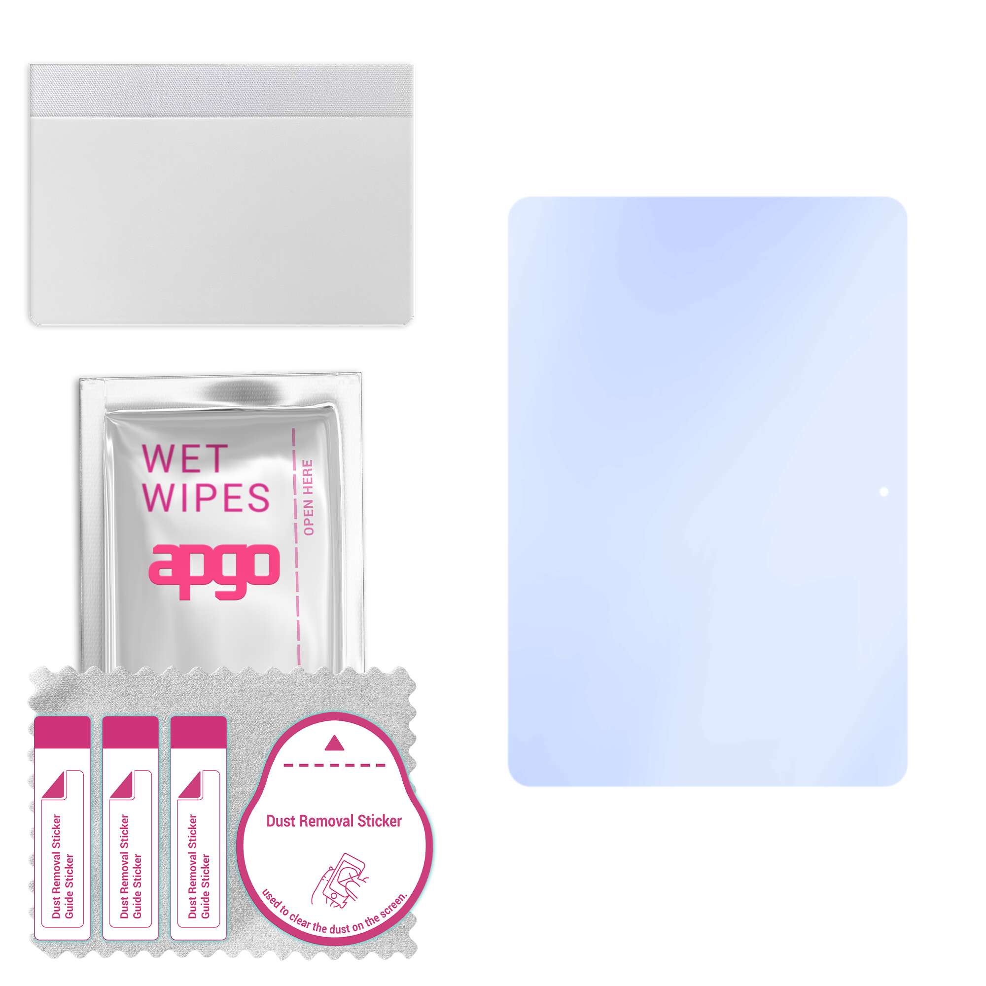 apgo Ultra-Clear 9H Hybrid protective glass compatible with Amazon Kindle Fire HDX 7, flexible nano glass, great replacement for tempered glass, scrat