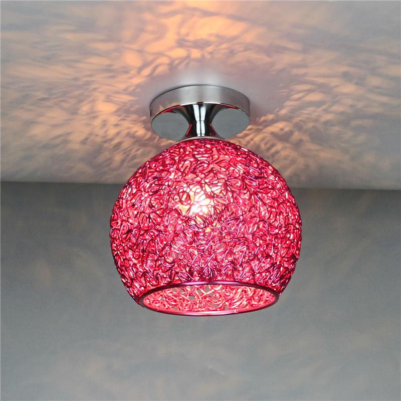 1 stücke Moderne Bunte LED Decke Lampe Schlafzimmer Kinderzimmer Balkon Gang Korridor Hause Lampe Beleuchtung (Ohne Glühbirne) rot