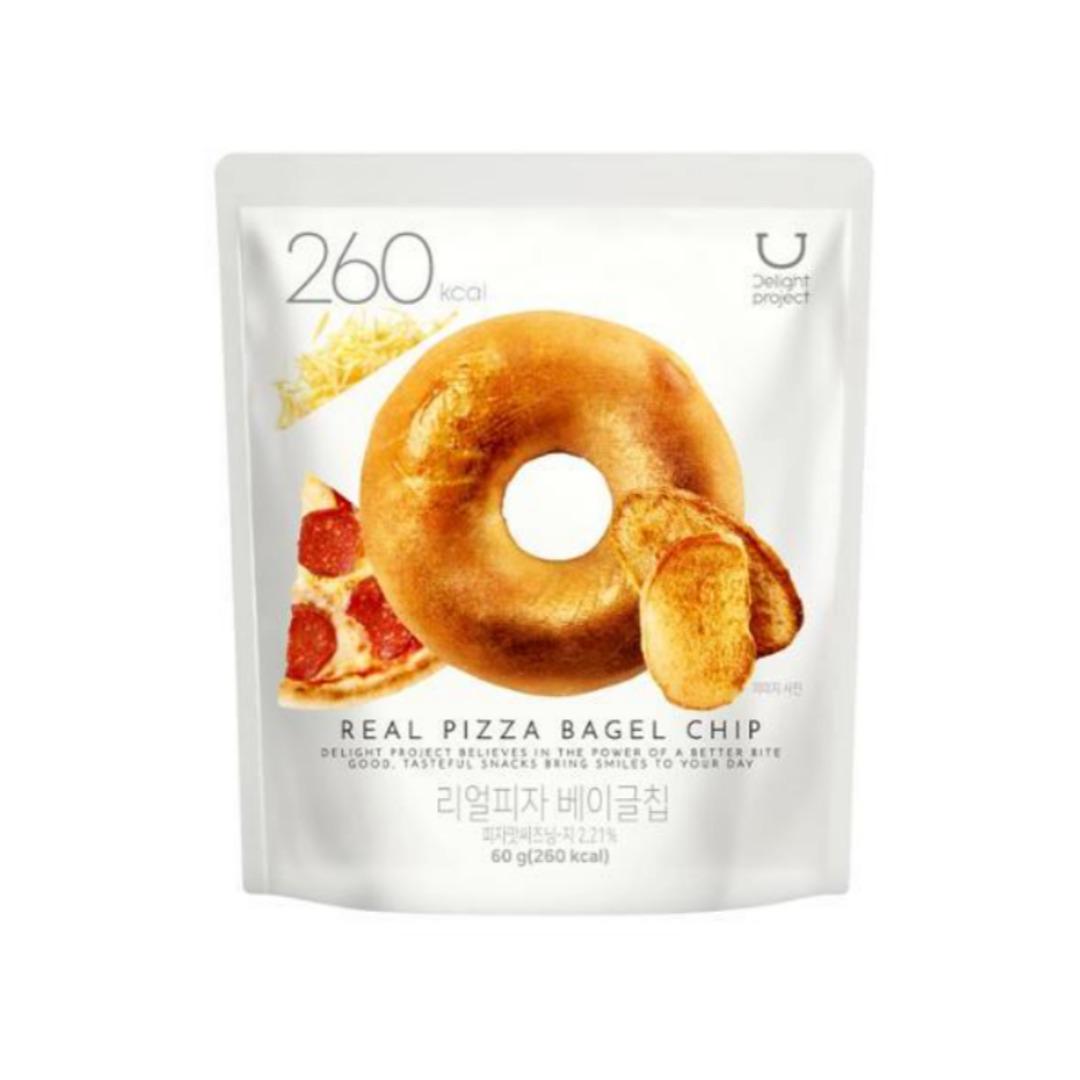 [Olive Young] Bagel-Chips 60g (4 Geschmack) / Knoblauchbutter / Honigbutter / Echte Pizza / Schoko-Zimt / Koreanische Chips Real Pizza 60 g