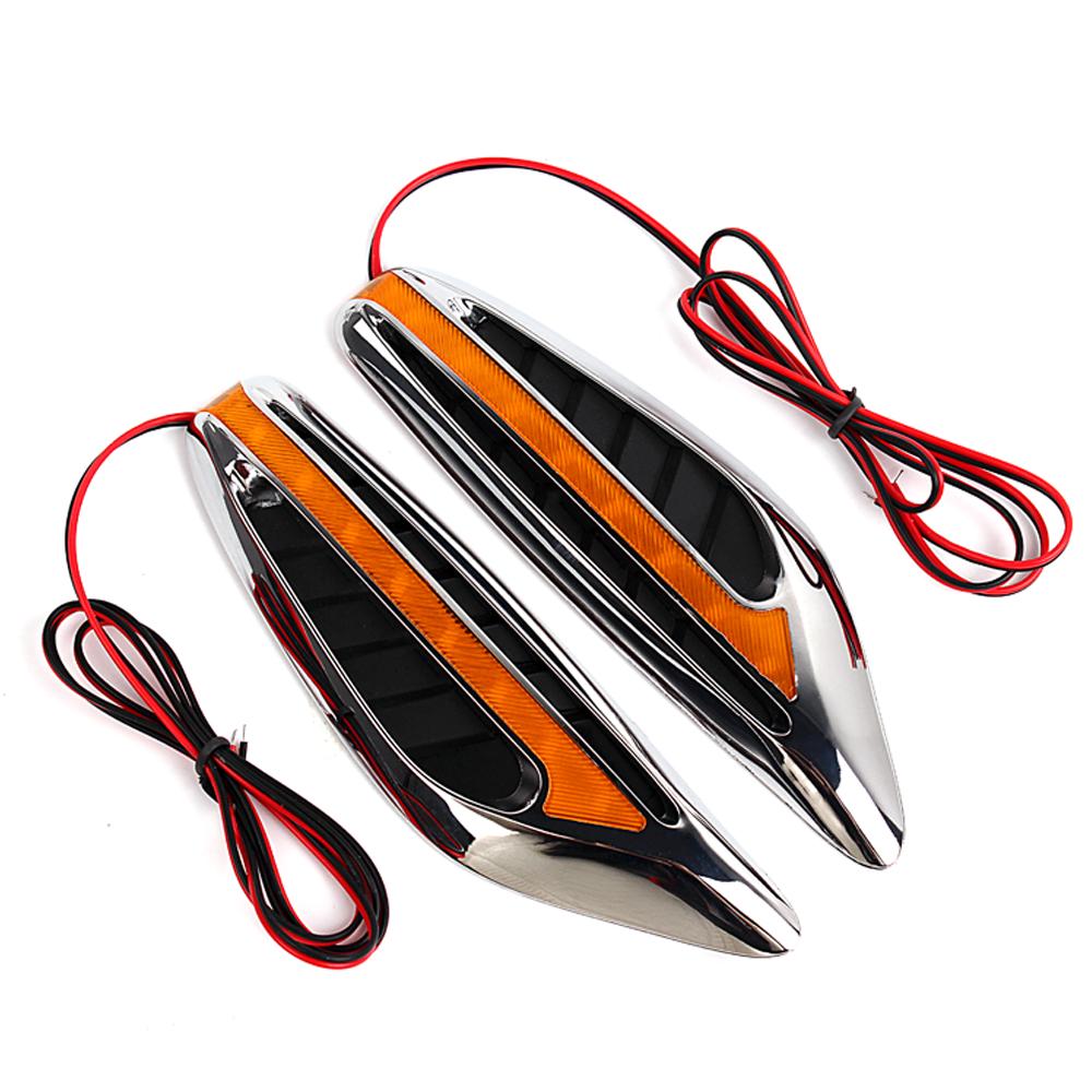 3W LED Auto Seite Blinker Lichter Auto Lichter Klinge Form Auto Seite Lichter Auto Zubehör 12v Auto lampen gelb
