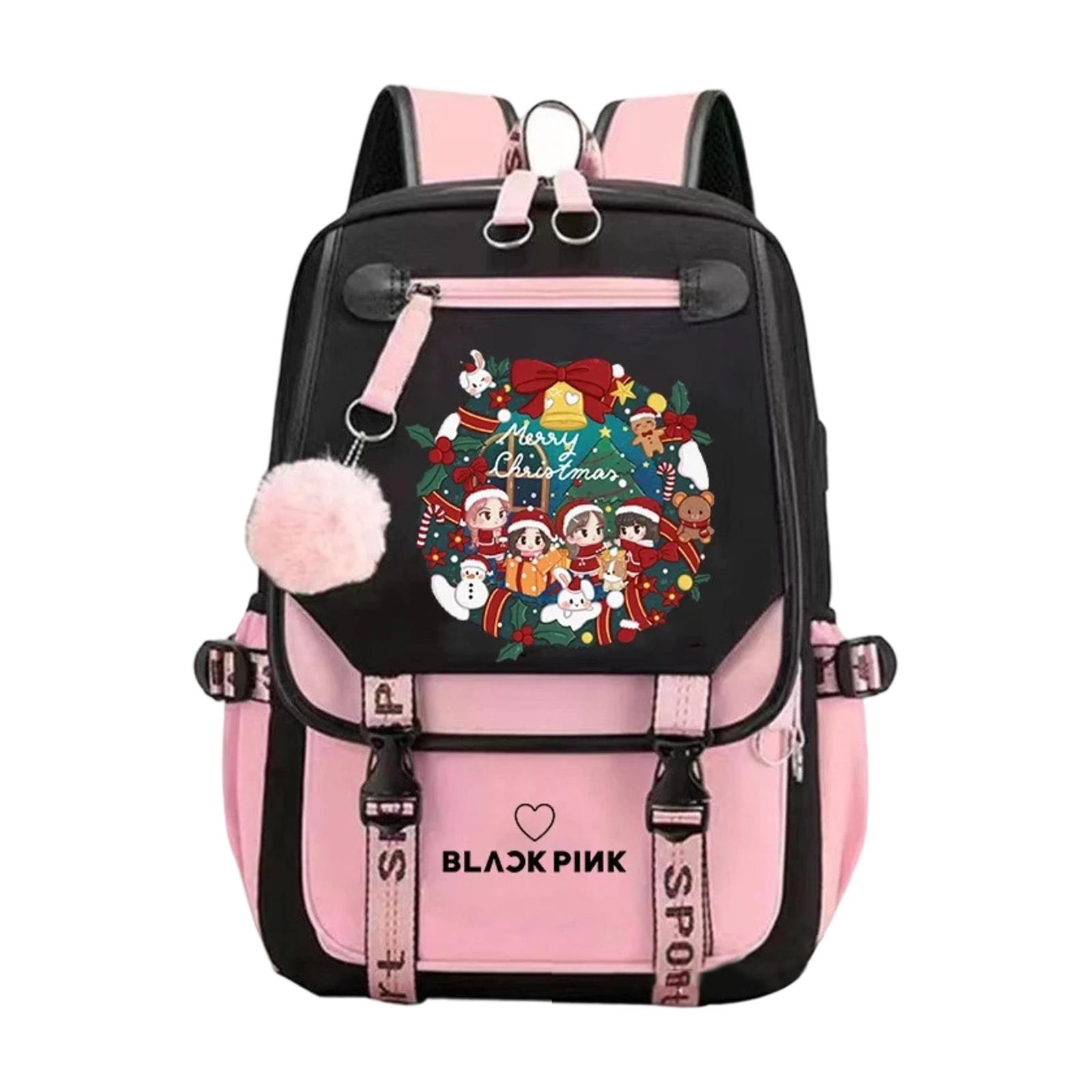 Schüler Schultasche Große Kapazität Schulter Rucksack Outdoor Reisetasche Koreanische Version der Mode Freizeit Tasche Damentasche One Size