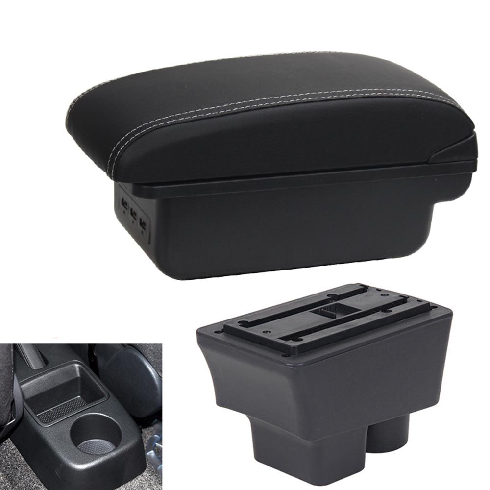Für Skoda FABIA Armlehne Für Skoda Fabia 2 Auto Armlehne Box Retrofit Teile Lagerung Box Innen Teile Auto Zubehör 2008-2014 weiß/schwarz