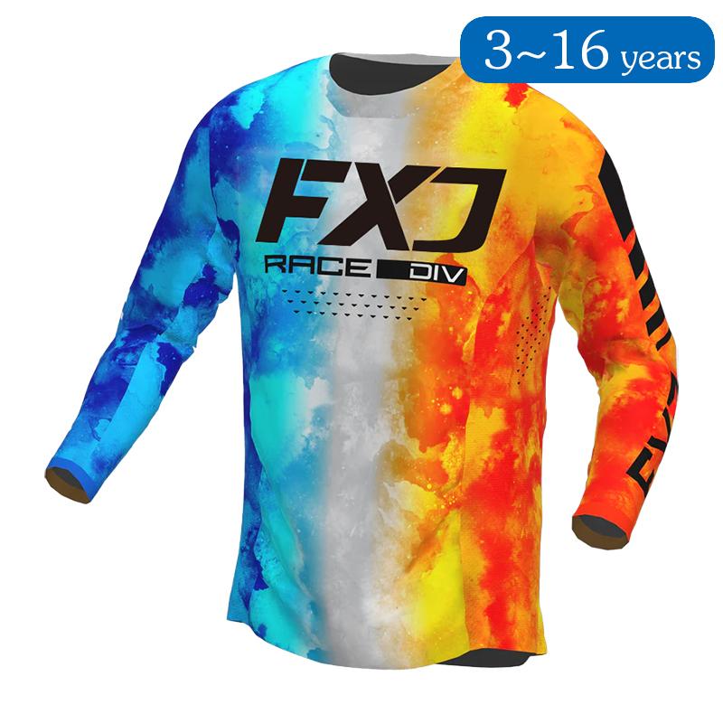 Kind Motocross Jersey Racing Offroad Fahrrad MX Enduro MOTO Motorrad Junge Mädchen Kind 5 6 7 8 9 10 11 12 13 14 15 16 M-Jersey-kid