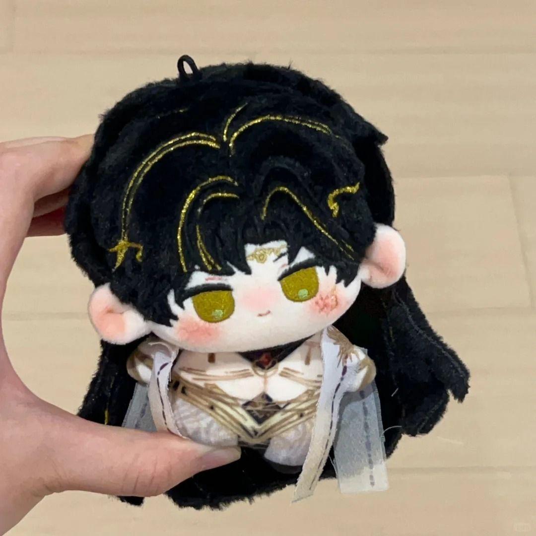 10cm Liebe und Tiefraum Zayne Plüschpuppe Niedliches Kawaii Stofftier Spiel Mini Plüschtier Schlüsselanhänger Anhänger Sammlung Geschenk only doll
