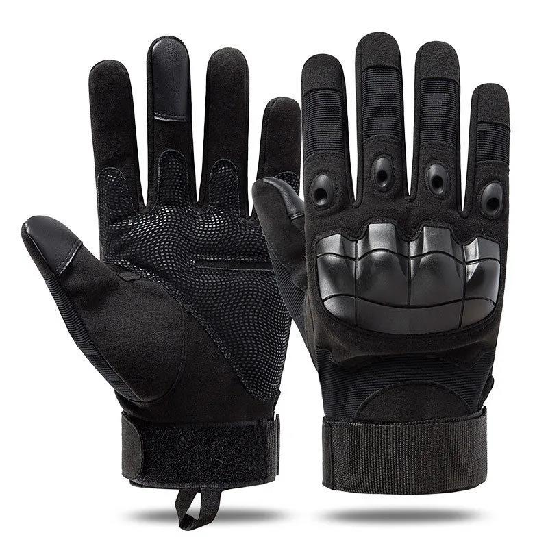 Taktische Handschuhe Herren Outdoor Taktische Schutzsporttraining Outdoor Militärfans Reiten Vollfingerhandschuhe XL