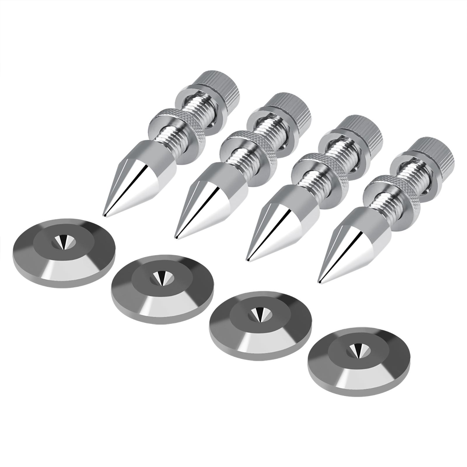 4 Pcs Lautsprecher Spike Isolation Spikes Stehen Fuß HiFi Lautsprecher Stoßfest Kegel Basis Pads